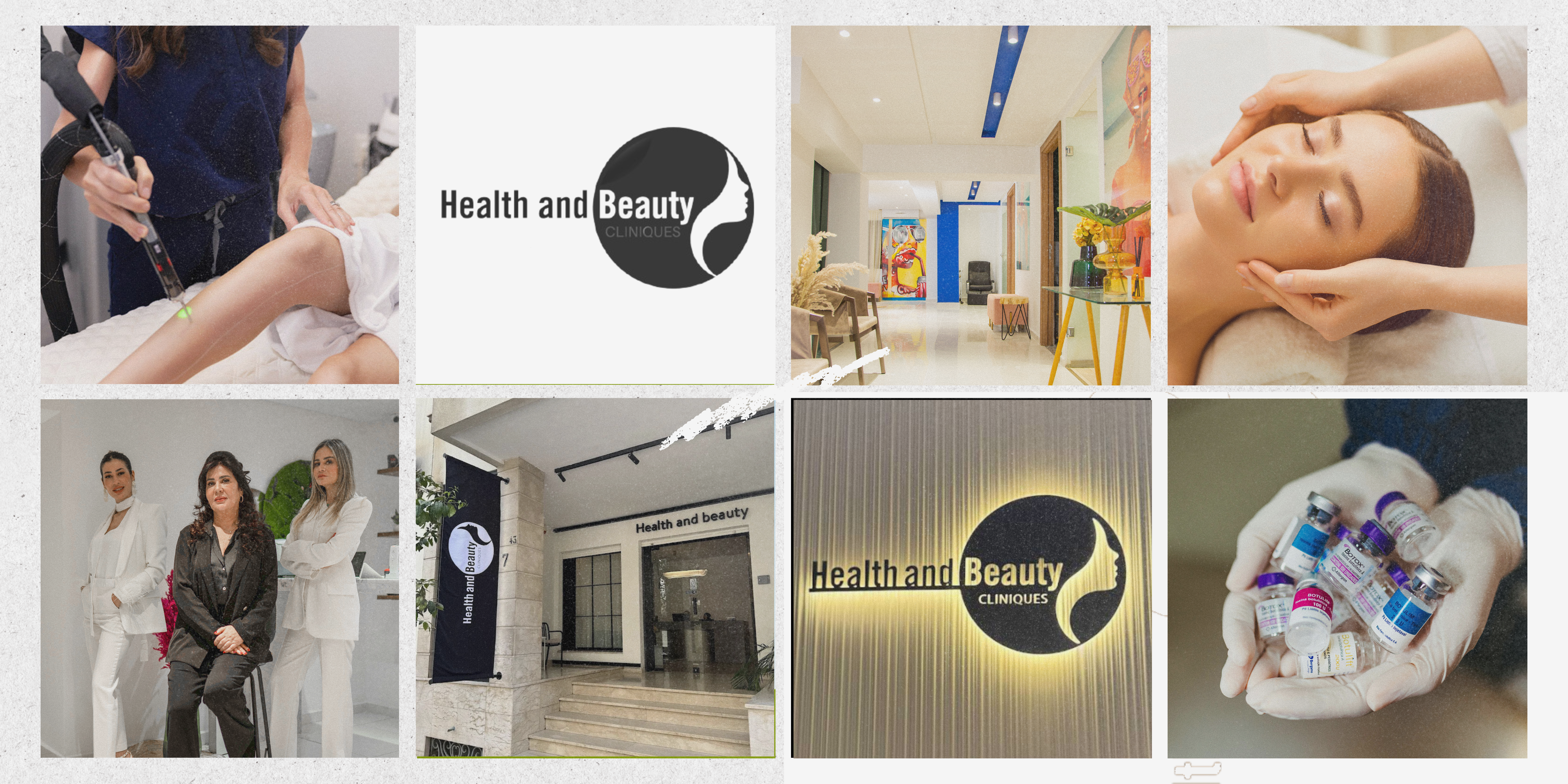 health and beauty logo reception